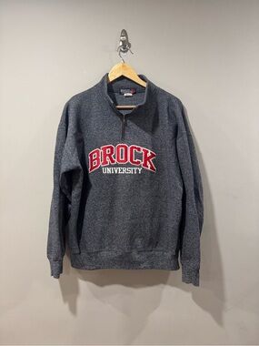 Brock University Comfy 1/4 Zip Sweater